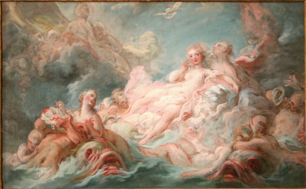 The Birth of Venus by Jean-Honore Fragonard