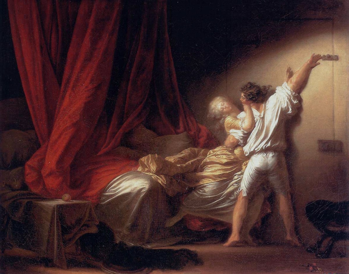 The Bolt by Jean-Honore Fragonard