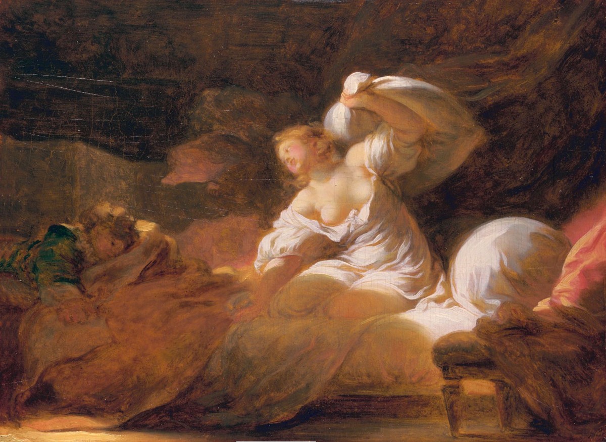 The fight unnecessary by Jean-Honore Fragonard