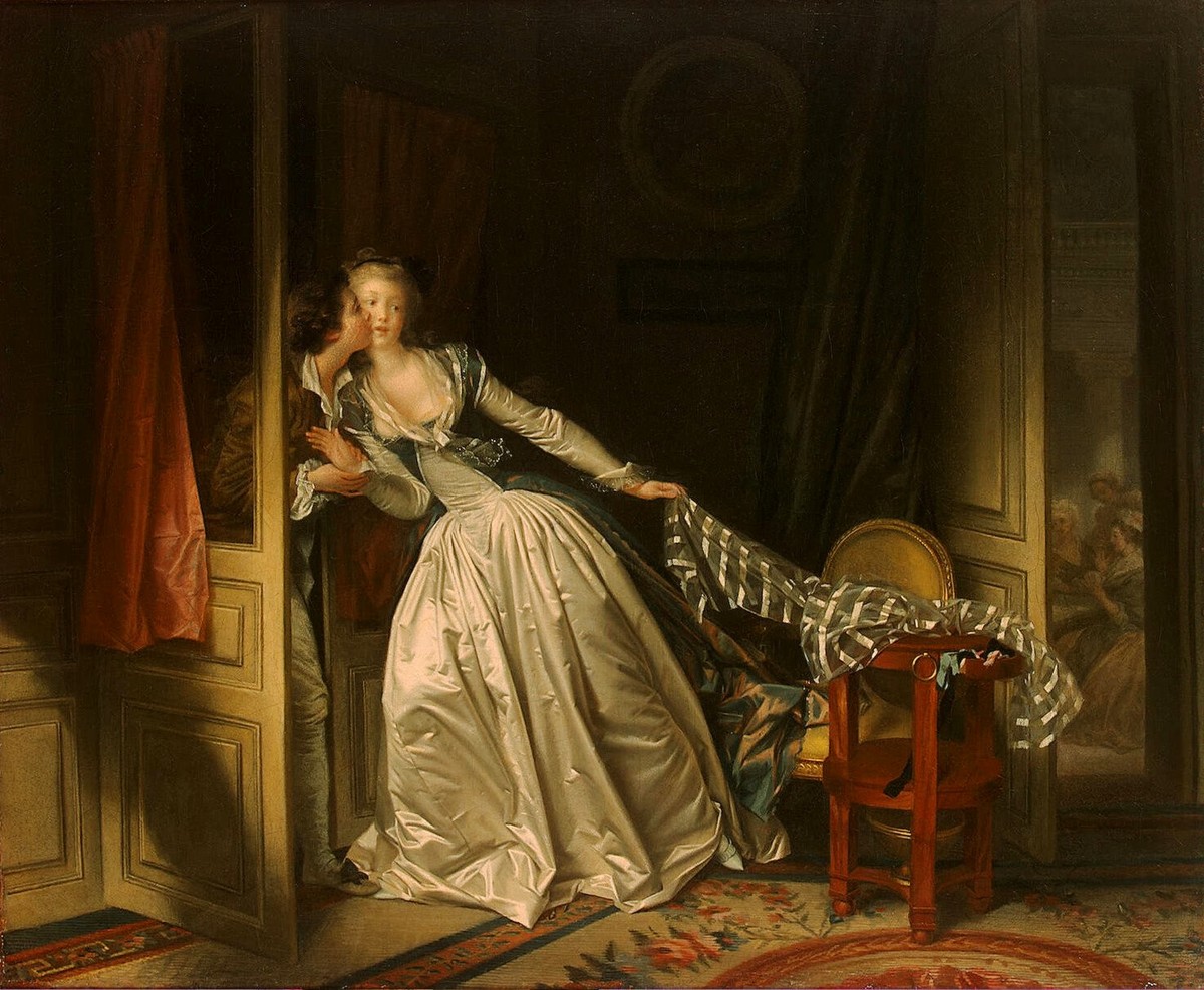 The Stolen Kiss by Jean-Honore Fragonard