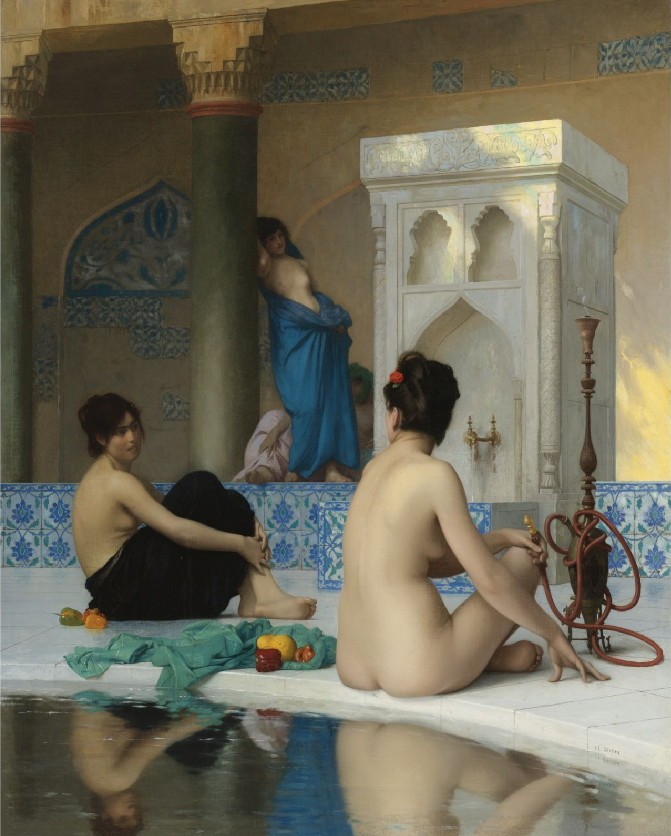 After the Bath by Jean-Leon Gerome