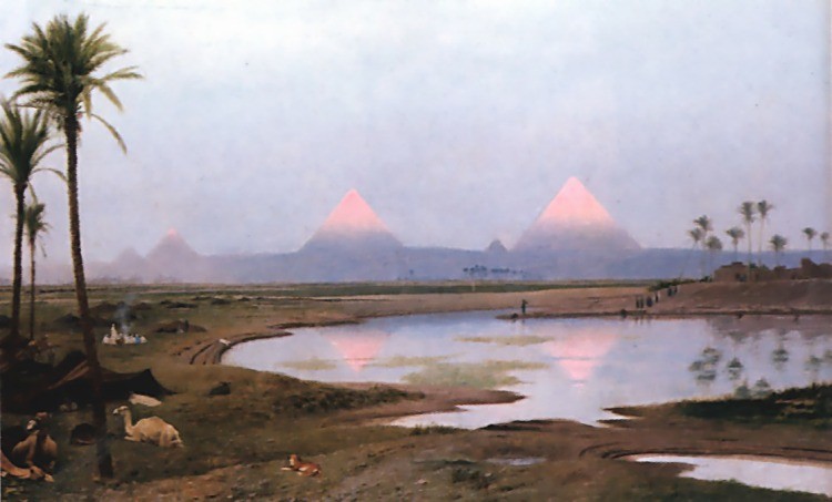 Arab Encampment by Jean-Leon Gerome