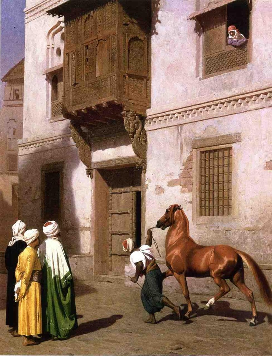Horse Merchant in Cairo by Jean-Leon Gerome