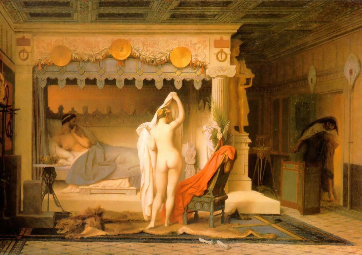 King Candaules of Lydia by Jean-Leon Gerome