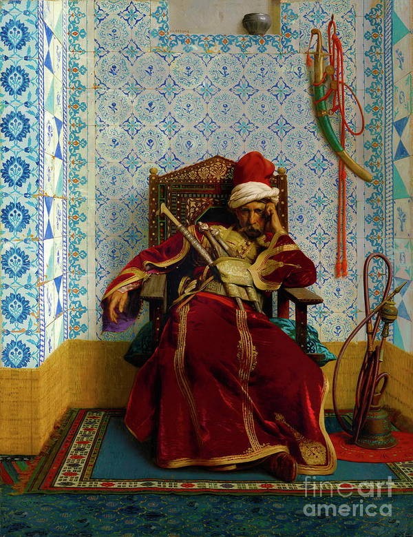 Markos Botsaris by Jean-Leon Gerome