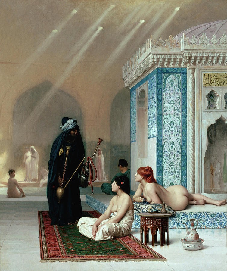 Pool in a Harem by Jean-Leon Gerome
