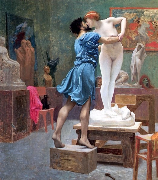 Pygmalion and Galatea by Jean-Leon Gerome