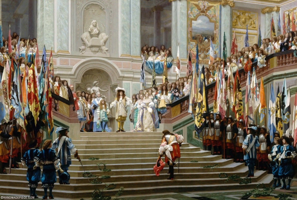 Reception of Le Grand Condé at Versailles by Jean-Leon Gerome