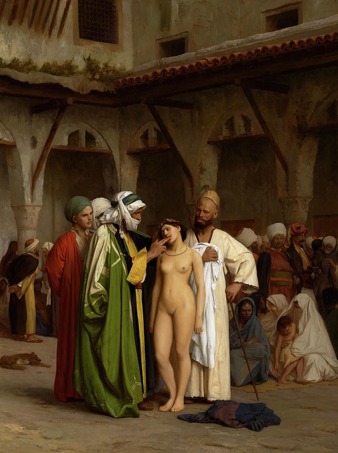 Slave Market by Jean-Leon Gerome