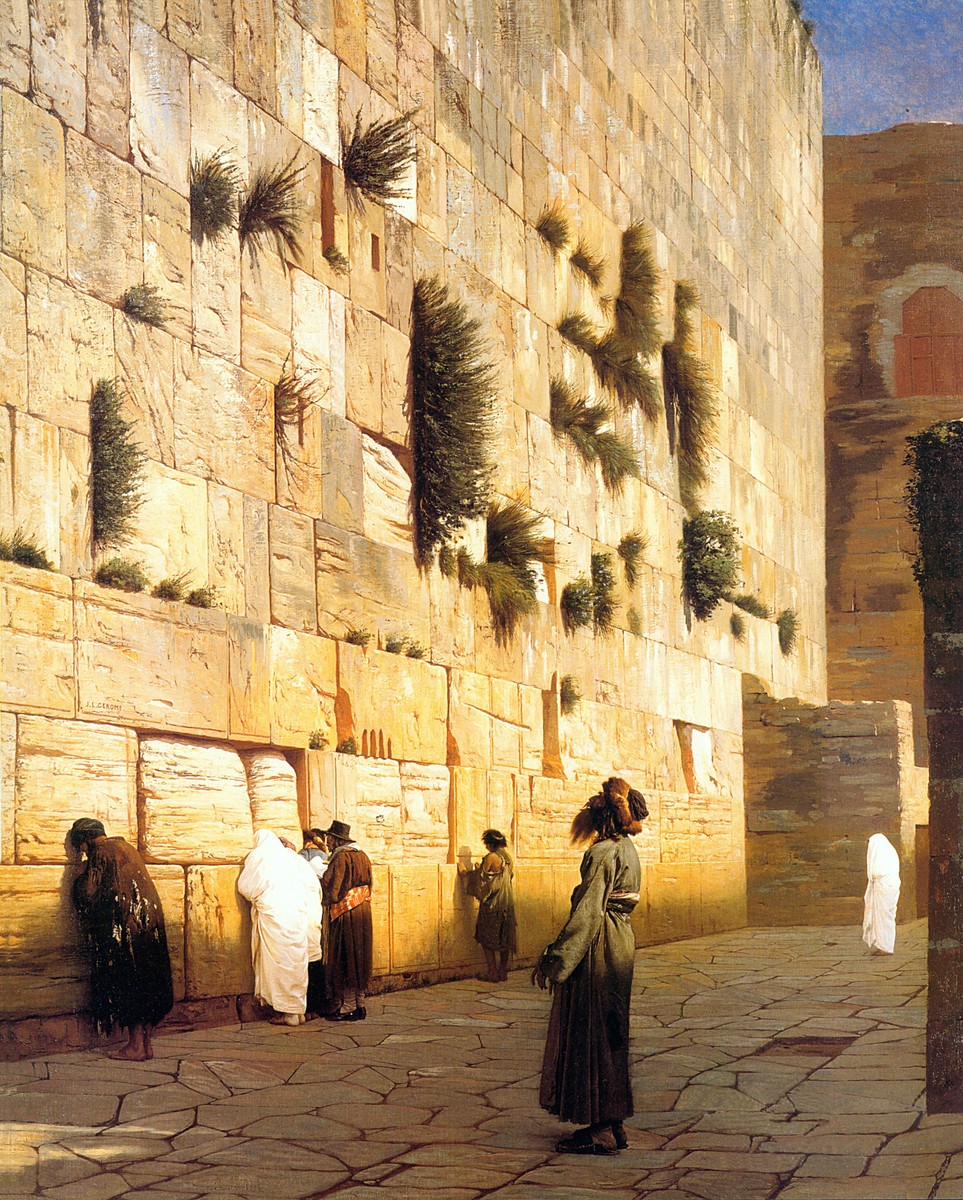 Solomon's Wall, Jerusalem by Jean-Leon Gerome