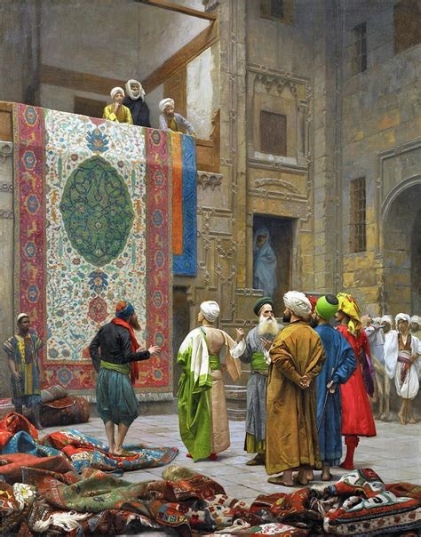 The Carpet Merchant by Jean-Leon Gerome