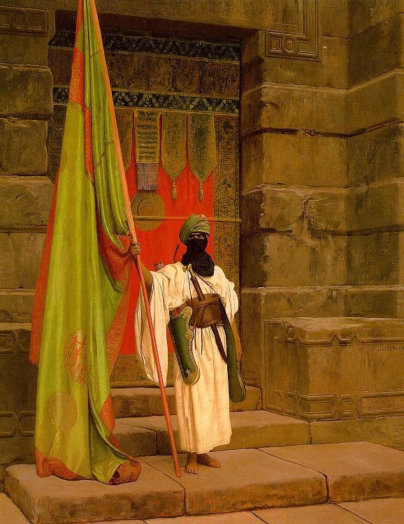 The Standard Bearer by Jean-Leon Gerome