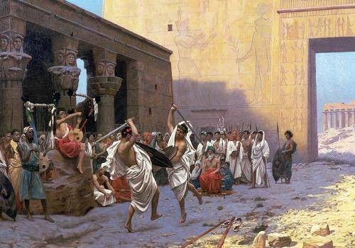 The Sword Dance by Jean-Leon Gerome
