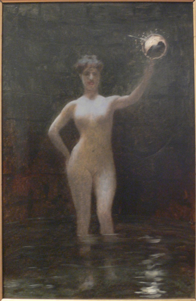 The Truth at the bottom of a Well by Jean-Leon Gerome