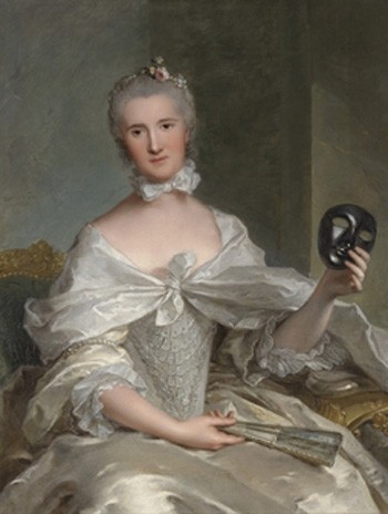 Portrait de la comtesse de Sérent by Jean-Marc Nattier