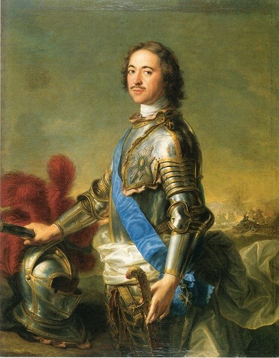 Portrait of Tsar Peter I by Jean-Marc Nattier