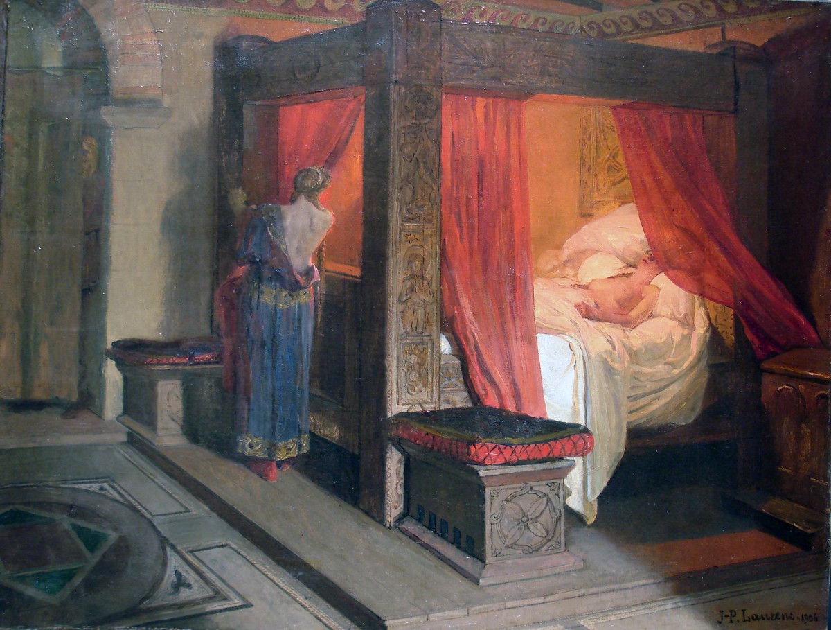 La muerte de Galeswinthe by Jean-Paul Laurens