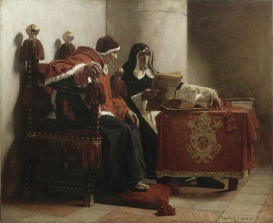 Le pape et l'inquisiteur by Jean-Paul Laurens