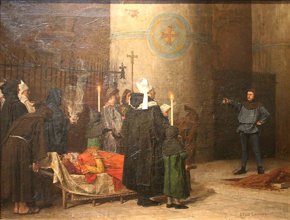 Les funérailles de Guillaume le Conquérant by Jean-Paul Laurens