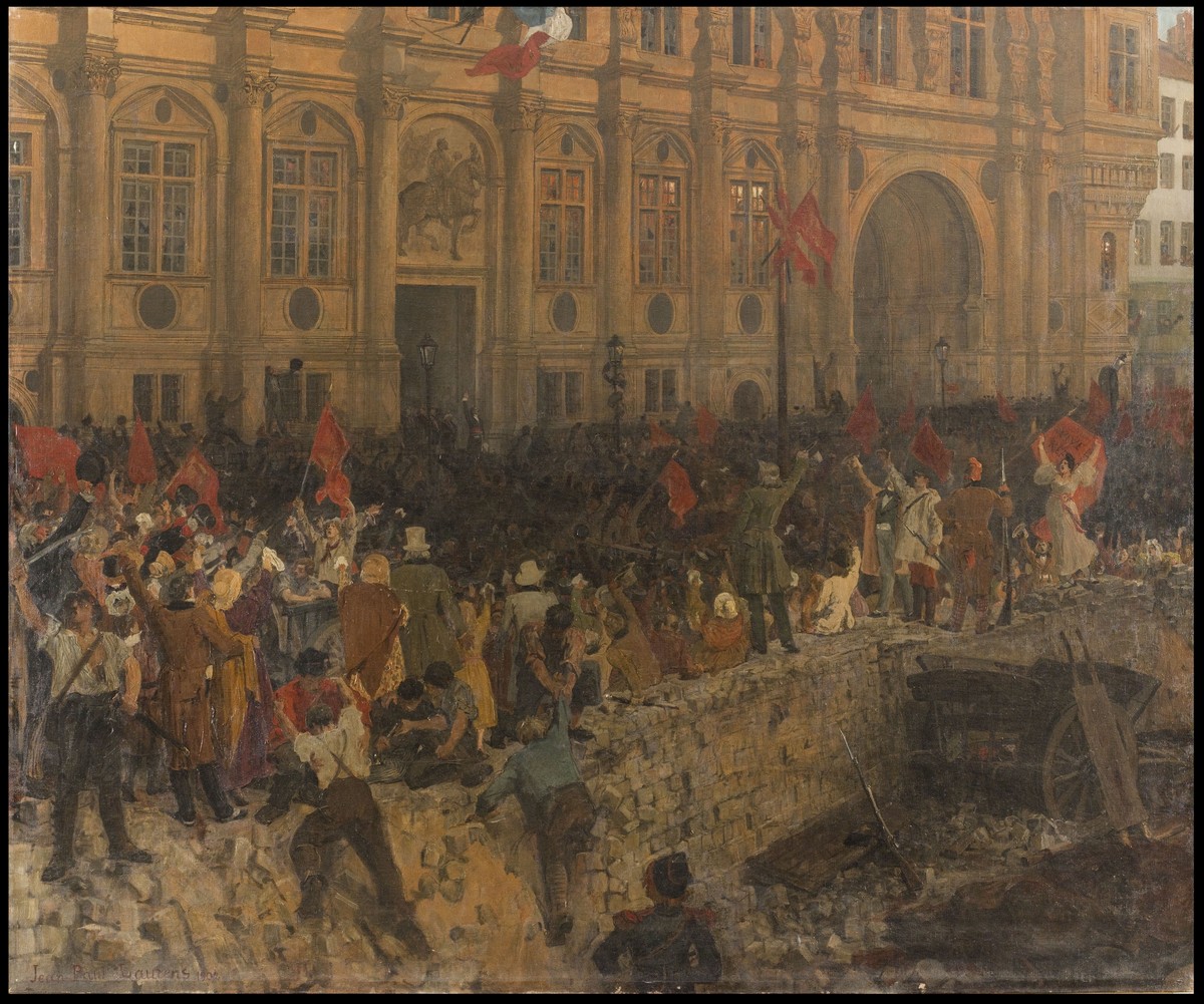 Proclamation of the Republic on February 24, 1848 by Jean-Paul Laurens