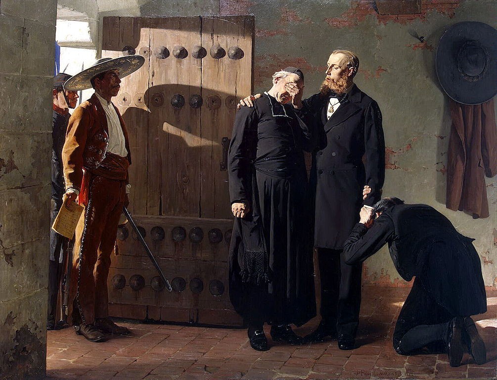 The Last moments of Maximilian, Emperor of Mexico by Jean-Paul Laurens