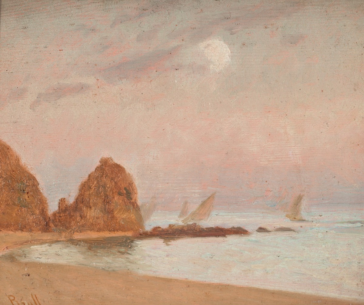 Beach at Tossa de Mar, Spain by Joan Brull