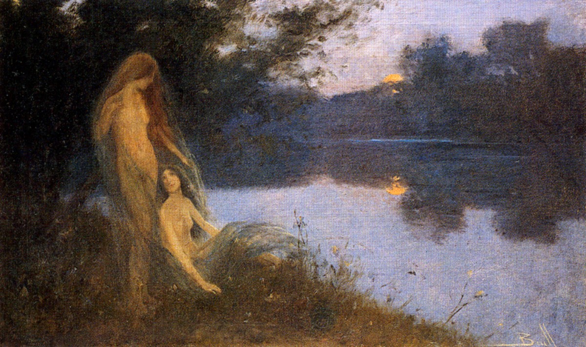 Nymphs In The Forest by Joan Brull