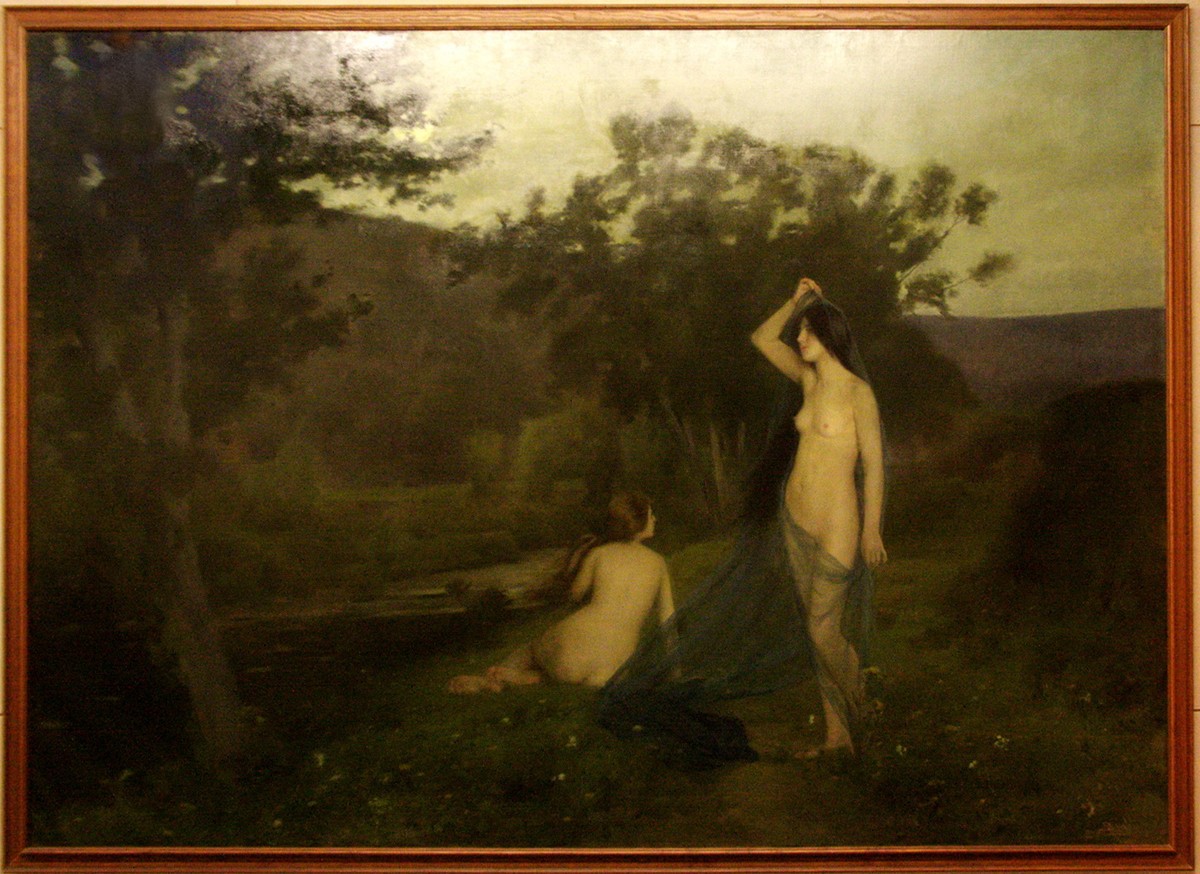 The Nymphs of the Oca river by Joan Brull