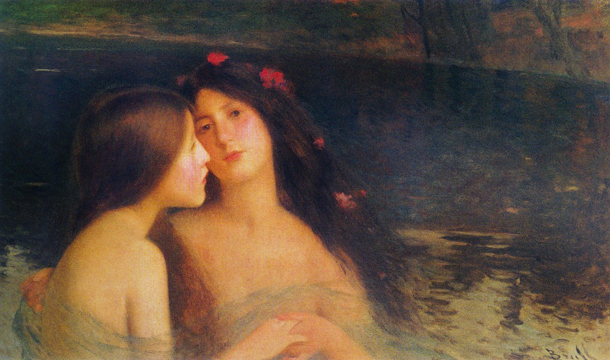 Two Girls by Joan Brull