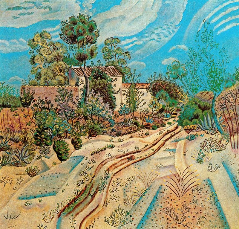 The Wagon Tracks by Joan Miro