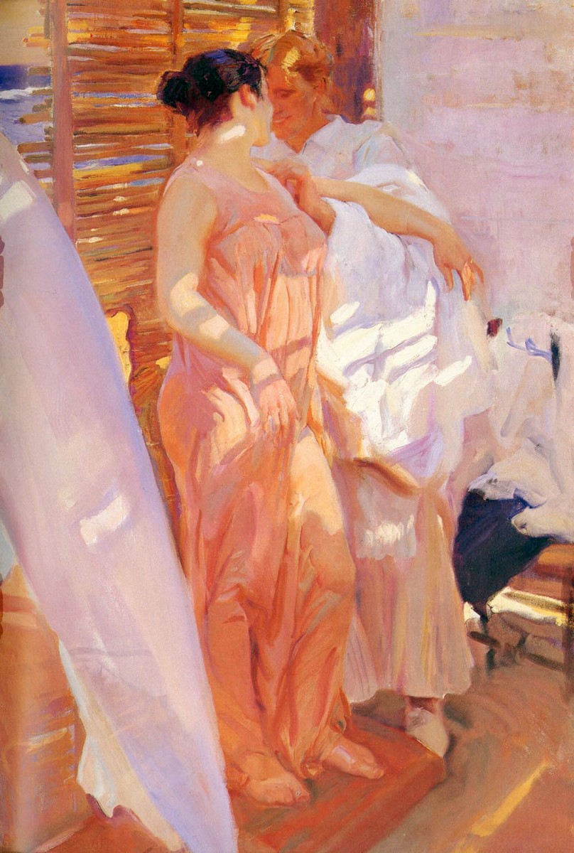 After the Bath by Joaquín Sorolla