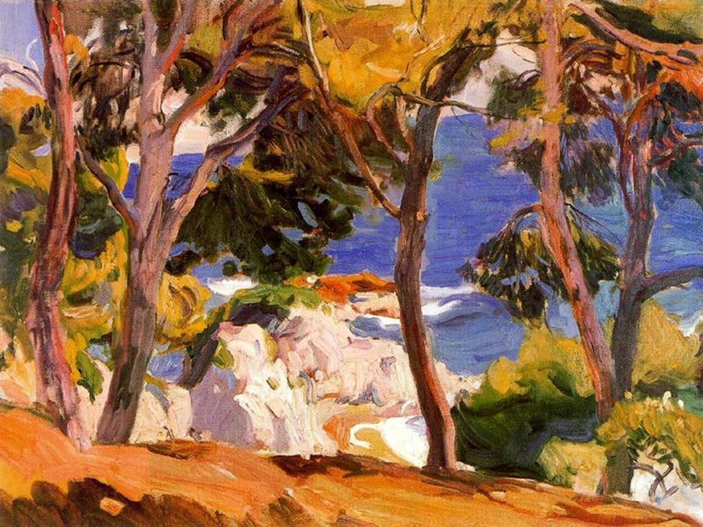 Coast at Santa Cristina by Joaquín Sorolla