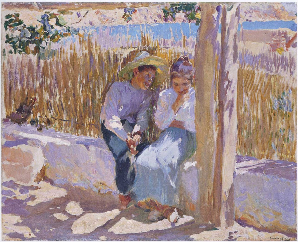 Idyll, Javea by Joaquín Sorolla