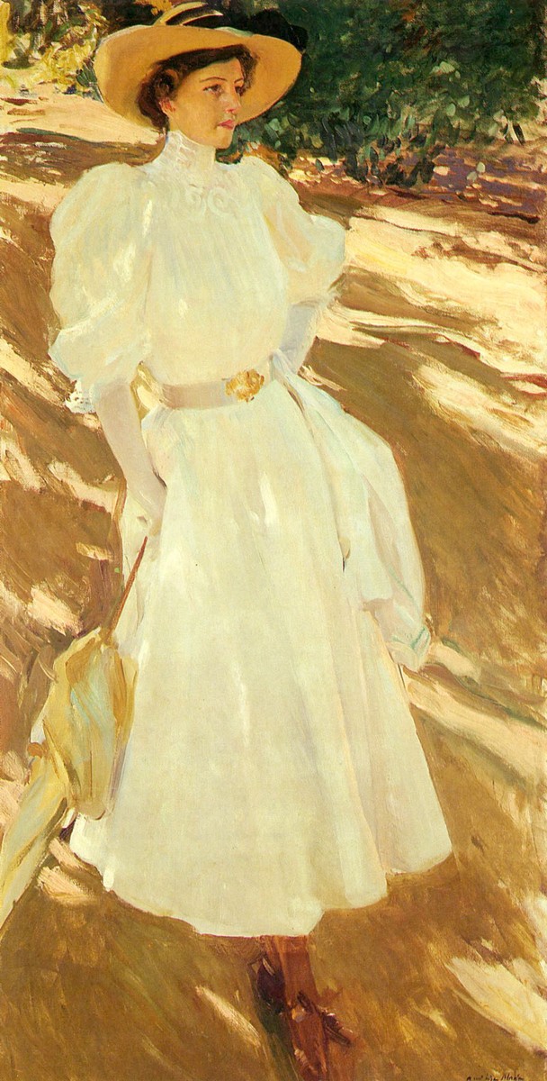 Maria at La Granja by Joaquín Sorolla