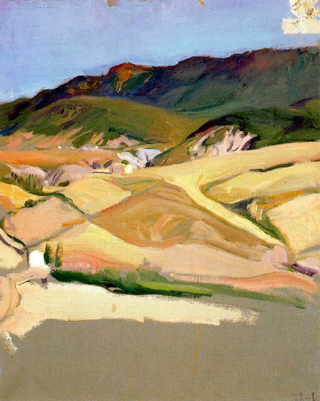 Near Jaca by Joaquín Sorolla