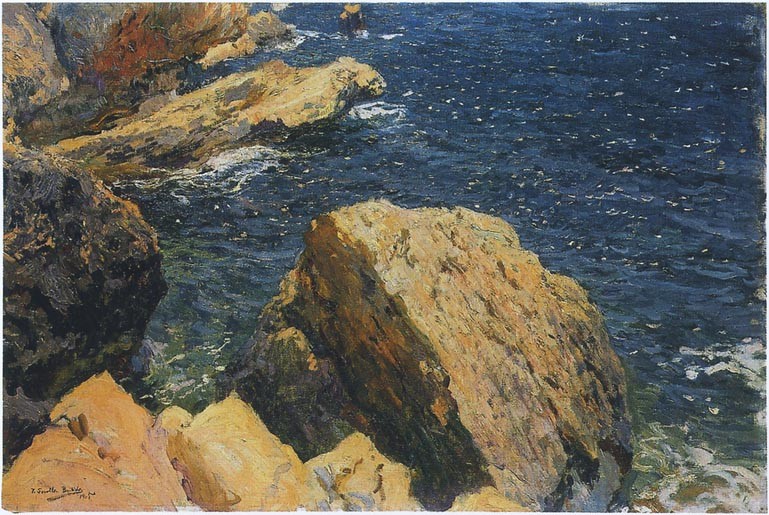 Rocks of the Cape, Javea by Joaquín Sorolla