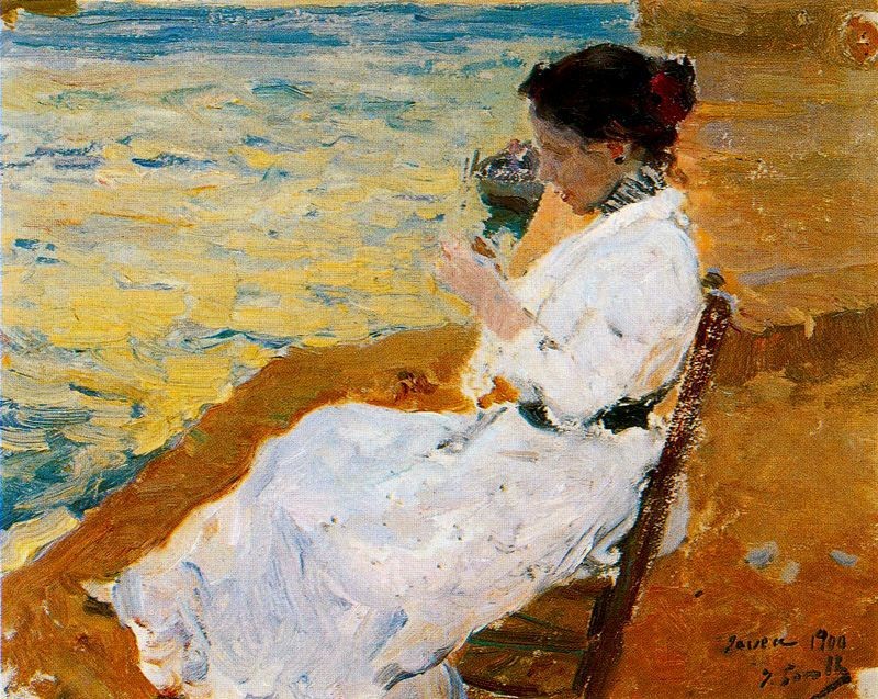 Shell in Jávea by Joaquín Sorolla