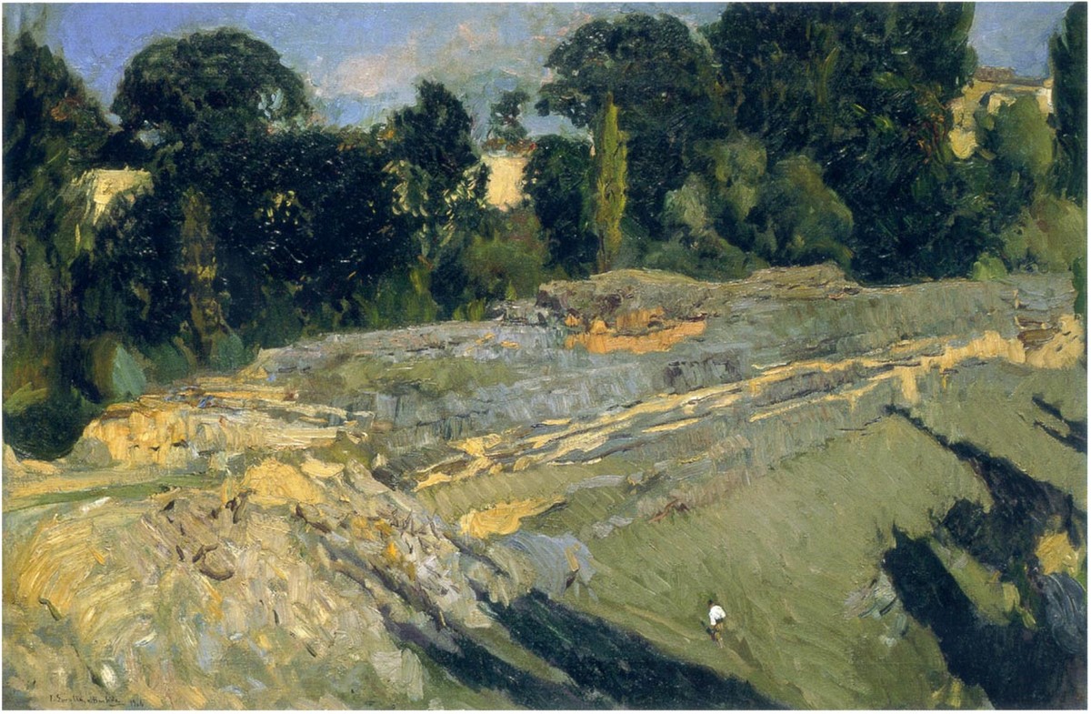 The outskirts of Segovia by Joaquín Sorolla