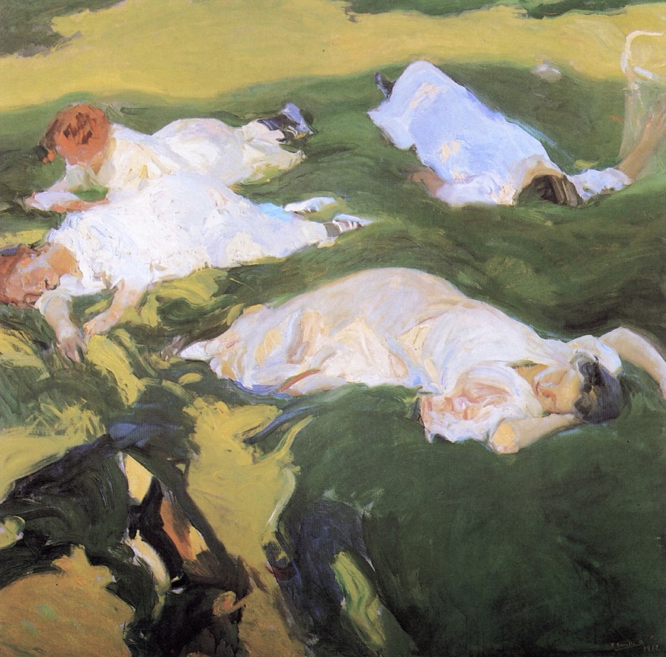 The Siesta by Joaquín Sorolla