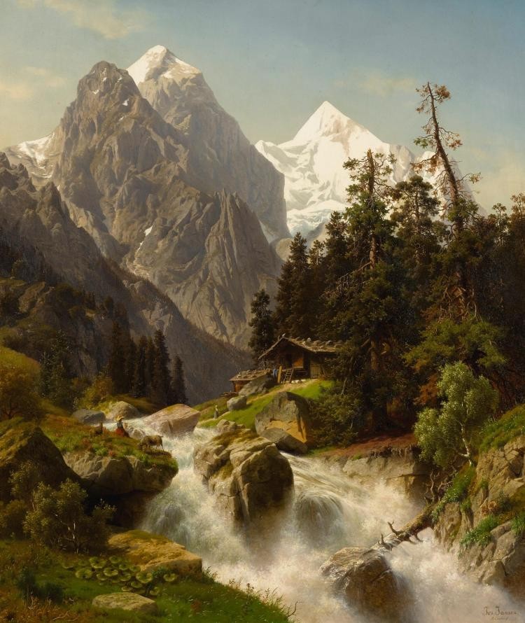 Alpine Waters by Johann Joseph Jansen