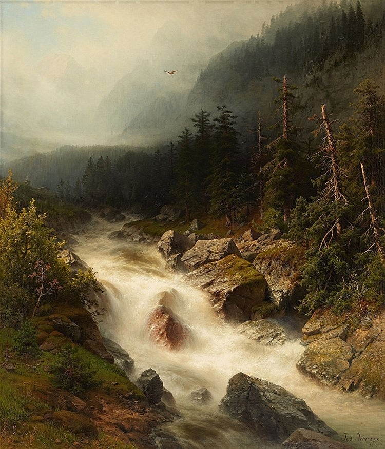 The Stream by Johann Joseph Jansen