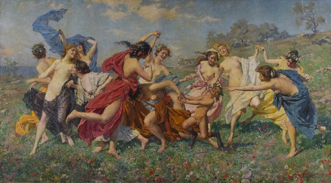 Nymphs by Johann Victor Kramer