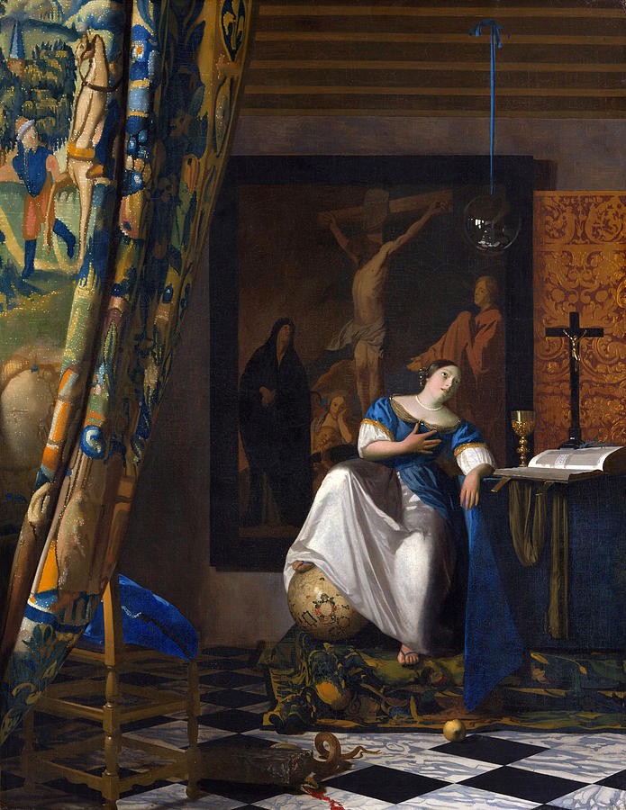 Allegory on Faith by Johannes Vermeer