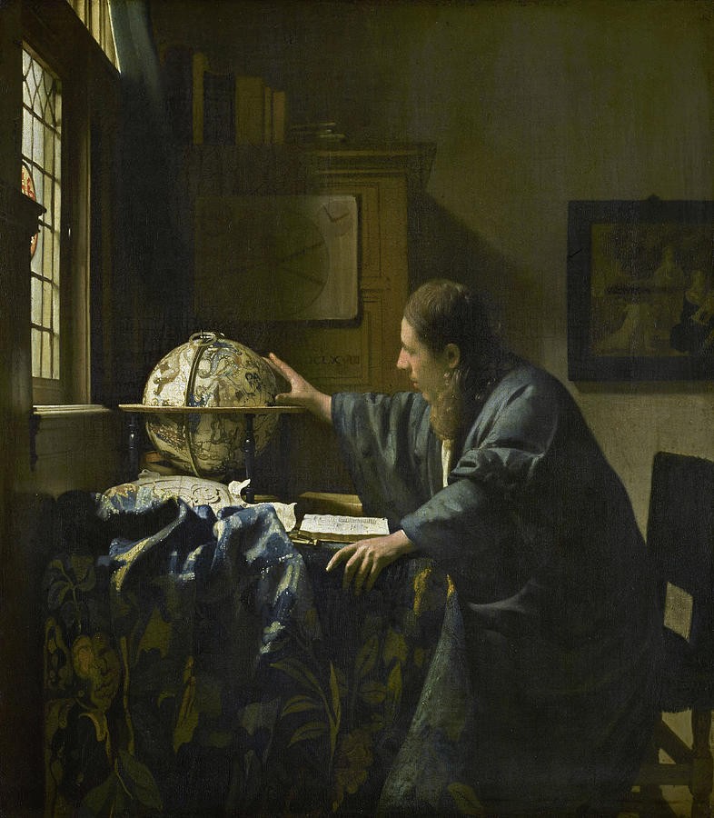 The astronomer by Johannes Vermeer