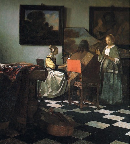 The Concert by Johannes Vermeer
