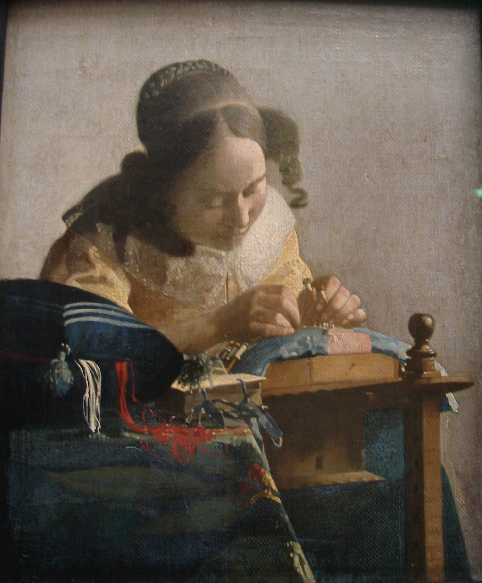 The Lacemaker by Johannes Vermeer