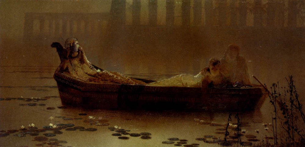 The lotus gatherers by John Atkinson Grimshaw