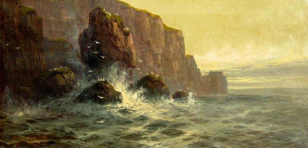 Kynance Cove, Cornwall by John Brett