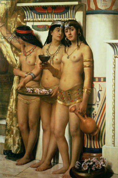 Pharaoh's Handmaidens by John Collier