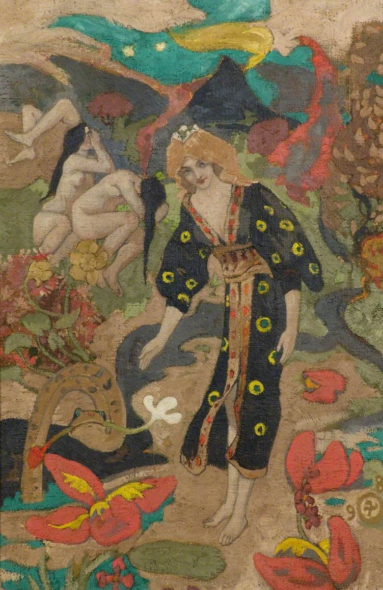 A Sorceress by John Duncan